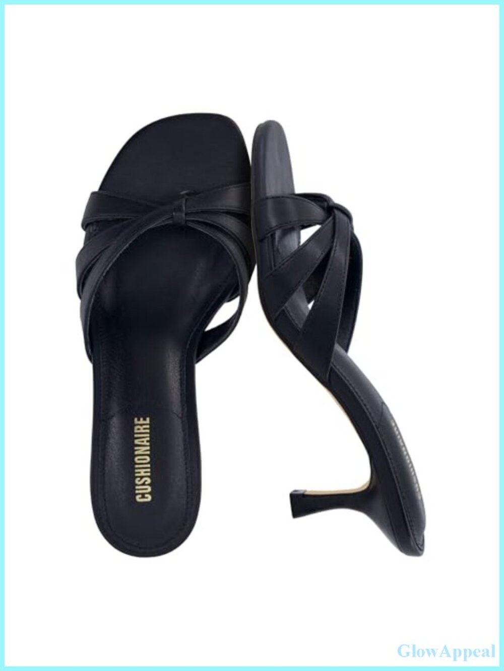 Strappy Kitten Heel Sandals Vegan Suede Slip On
